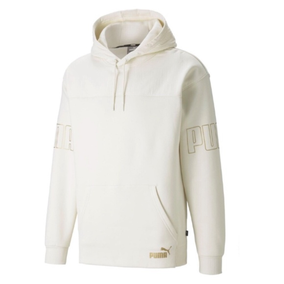Puma Mens Hoodie in Ivory Glow - Picture 3 of 14
